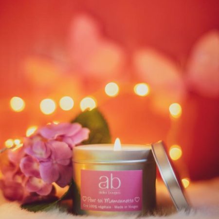 Bougie artisanale parfumée "Pour Toi Mamounette"
