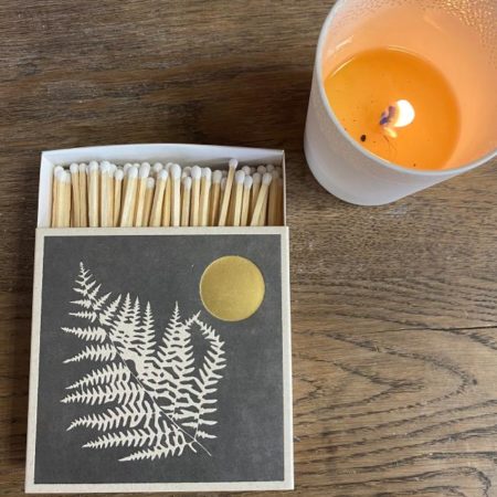 Boite d'allumettes en bois Motif FOUGÈRE