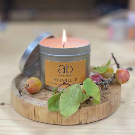 Bougie artisanale parfum Mirabelle